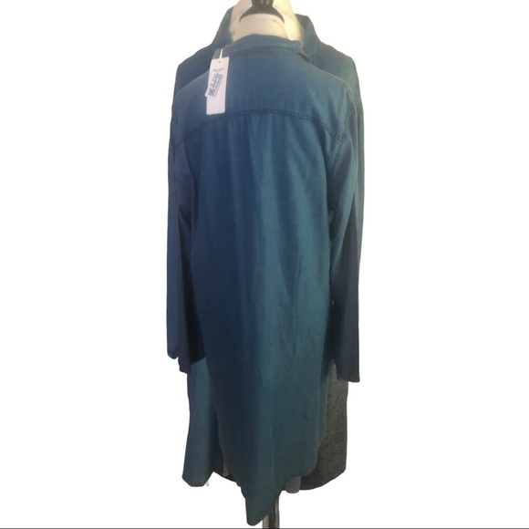 Beautiful Women’s Light Jeans Summer long Dress Size L - Picture 3 of 4